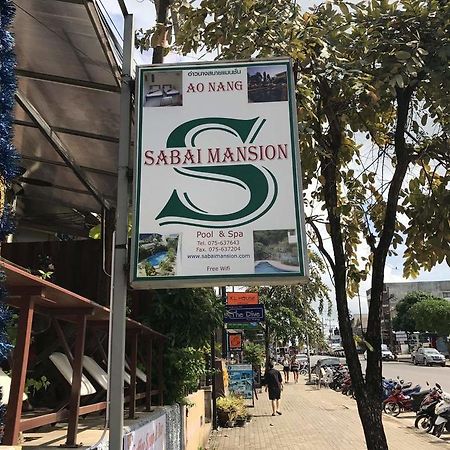Appartement Sabai Mansion à Ao Nang Extérieur photo